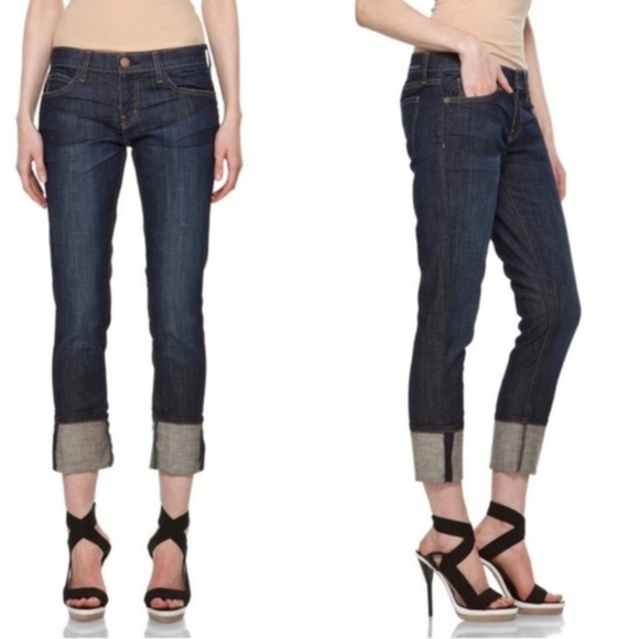 Current/Elliott Denim - Current/Elliot Beatnik Columbus cuffed jeans